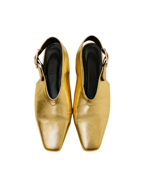 ANDRESD(アンドレスド)の「バックルストラップフラットシューズ / buckle strap flat shoes(サンダル・レディース・ブラック/ゴールド/シルバー・39/38/37/36)」の22枚目の写真