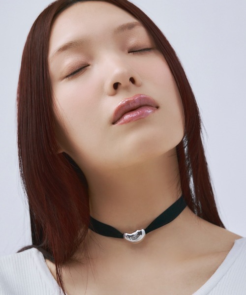EIMY ISTOIRE（エイミーイストワール）の「ハートモチーフチョーカー（チョーカー・レディース・ブラック・F）」の2枚目の写真