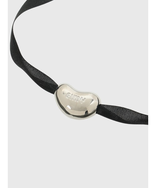 EIMY ISTOIRE（エイミーイストワール）の「ハートモチーフチョーカー（チョーカー・レディース・ブラック・F）」の4枚目の写真