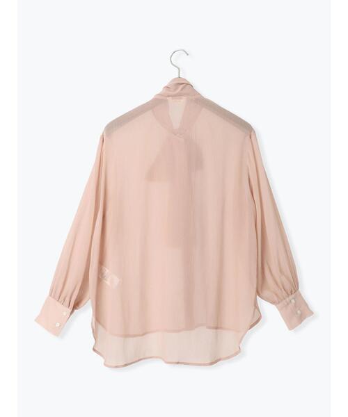 Te chichi（テチチ）の「パターンアソートシフォンボウタイブラウス（シャツ/ブラウス・レディース・イエロー/ブルー/クリーム/ピンク・F）」の16枚目の写真