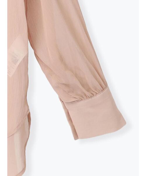 Te chichi（テチチ）の「パターンアソートシフォンボウタイブラウス（シャツ/ブラウス・レディース・イエロー/ブルー/クリーム/ピンク・F）」の13枚目の写真