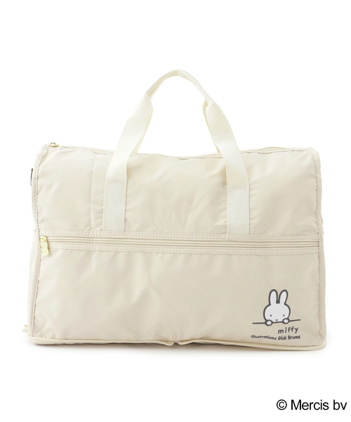 Miffy( ミッフィー)の「ミッフィー折りたたみボストンバッグ(ボストンバッグ・レディース・グレー/アイボリー/ライトグリーン/ブルー/ネイビー・FREE)」の7枚目の写真