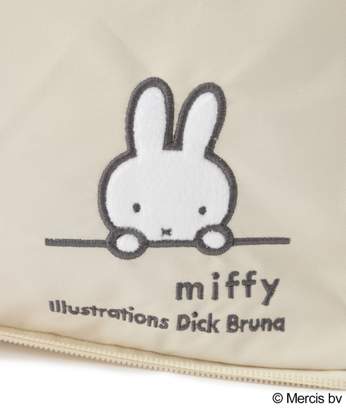 Miffy( ミッフィー)の「ミッフィー折りたたみボストンバッグ(ボストンバッグ・レディース・グレー/アイボリー/ライトグリーン/ブルー/ネイビー・FREE)」の8枚目の写真