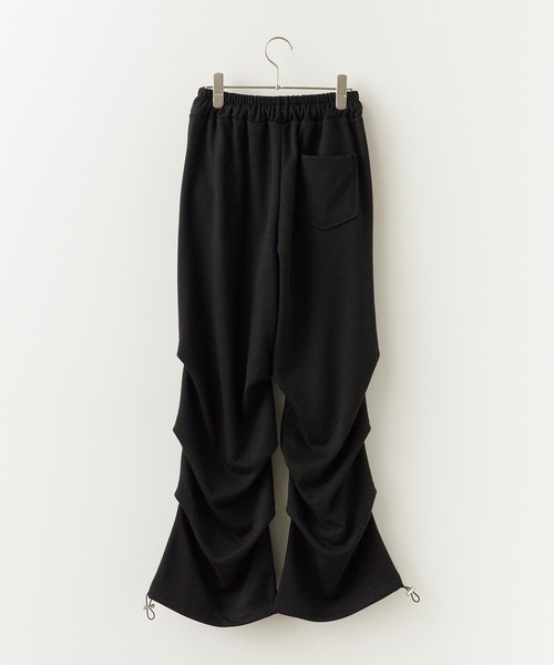セール】Tuck Design Sweatpants Loose Silhouette / タック