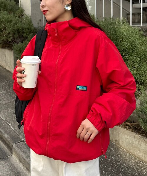 Franklin Climbing（フランクリンクライミング）の「【Franklin Climbing】撥水/男女兼用/ナイロンマウンテンパーカー/ナイロンジャケット（マウンテンパーカー・レディース・レッド/ベージュ/グレー/ブラック/ライム/ブルー/イエロー/ピンク・SMALL/X-LARGE/LARGE/MEDIUM）」の14枚目の写真