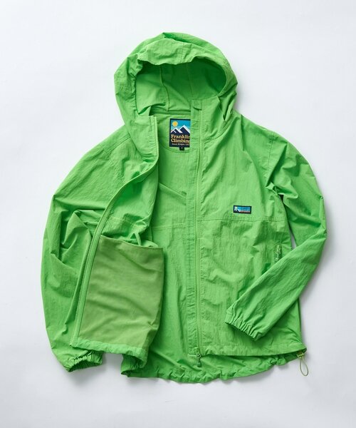 Franklin Climbing（フランクリンクライミング）の「≪26SS展示会アイテム≫【Franklin Climbing】撥水/男女兼用/ナイロンマウンテンパーカー/ナイロンジャケット（パーカー・レディース・レッド/ベージュ/グレー/ブラック/ライム/ブルー/イエロー/ピンク・SMALL/X-LARGE/LARGE/MEDIUM）」の12枚目の写真