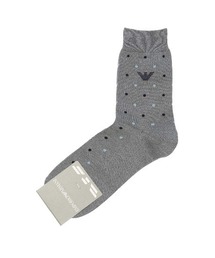 EMPORIO ARMANI（エンポリオアルマーニ）の「EMPORIO ARMANI メンズ スーピマコットン混 ドット ミドルソックス 02342431（ソックス/靴下・メンズ）」