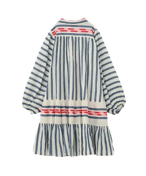 ROSE BUD(ローズバッド)の「(DEVOTION TWINS)STRIPE DRESS(ワンピース・レディース・ブルー・ONE SIZE)」の2枚目の写真