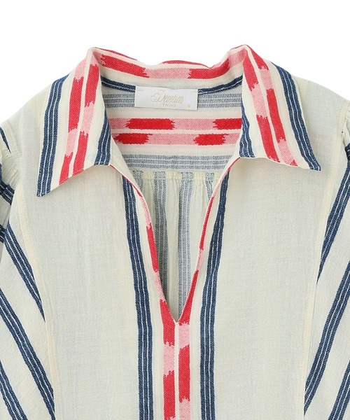 ROSE BUD(ローズバッド)の「(DEVOTION TWINS)STRIPE DRESS(ワンピース・レディース・ブルー・ONE SIZE)」の3枚目の写真