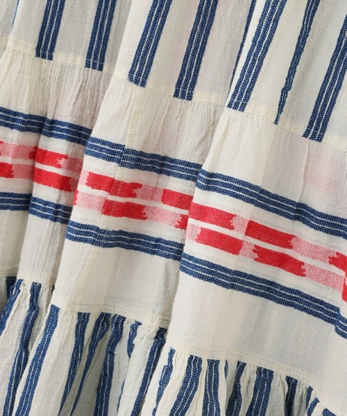 ROSE BUD(ローズバッド)の「(DEVOTION TWINS)STRIPE DRESS(ワンピース・レディース・ブルー・ONE SIZE)」の6枚目の写真