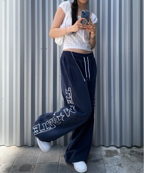 セール】【LAMPOON】ロゴスエットパンツ（スウェットパンツ）｜almo