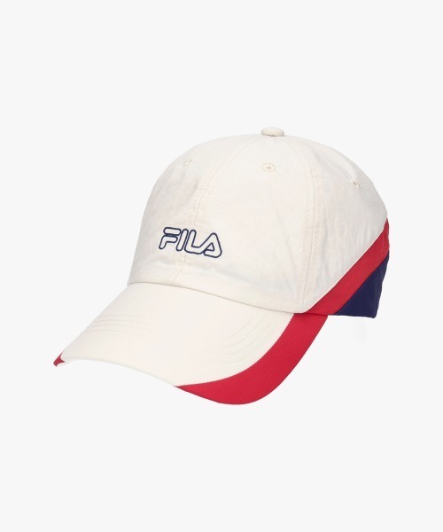FILA（フィラ）の「FILA  3 COLOURS 6P CAP / フィラ（キャップ・レディース・ホワイト/ネイビー/ブラック/ブラウン・57~59cm）」の5枚目の写真