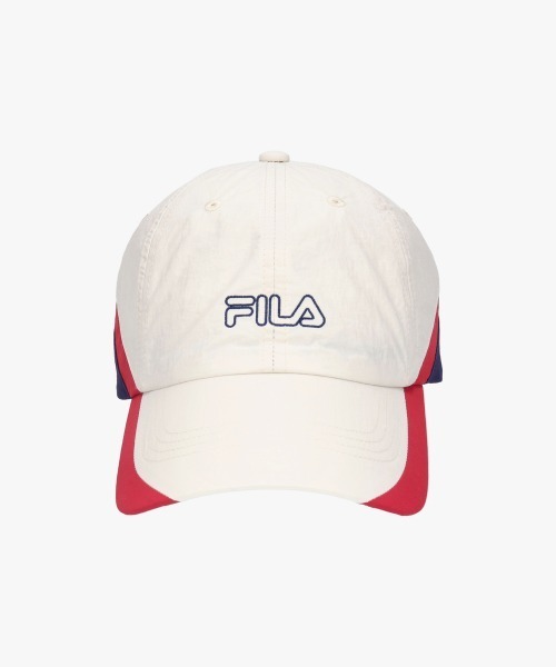 FILA（フィラ）の「FILA  3 COLOURS 6P CAP / フィラ（キャップ・レディース・ホワイト/ネイビー/ブラック/ブラウン・57~59cm）」の6枚目の写真
