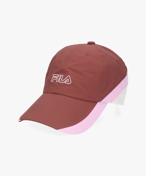 FILA（フィラ）の「FILA  3 COLOURS 6P CAP / フィラ（キャップ・レディース・ホワイト/ネイビー/ブラック/ブラウン・57~59cm）」の10枚目の写真