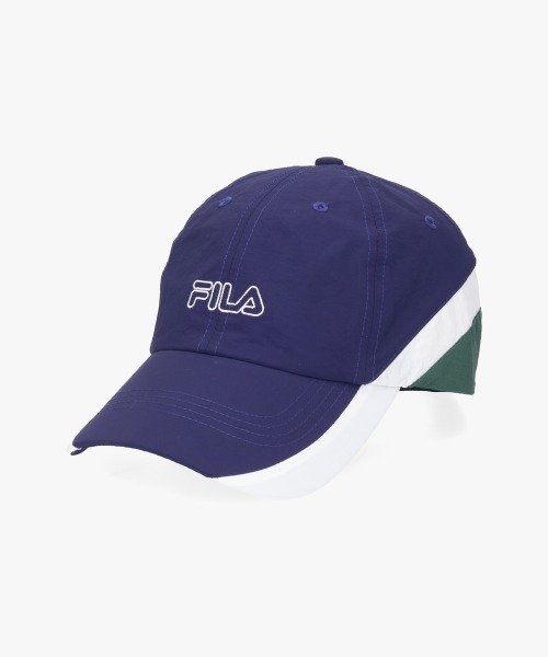 FILA（フィラ）の「FILA  3 COLOURS 6P CAP / フィラ（キャップ・レディース・ホワイト/ネイビー/ブラック/ブラウン・57~59cm）」の11枚目の写真