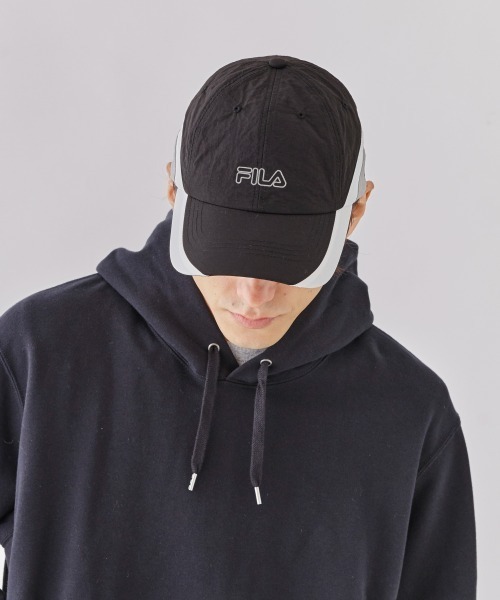 FILA（フィラ）の「FILA  3 COLOURS 6P CAP / フィラ（キャップ・レディース・ホワイト/ネイビー/ブラック/ブラウン・57~59cm）」の14枚目の写真