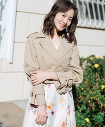 WILLSELECTION（ウィルセレクション）の「キャンディスリーブショートトレンチコート（トレンチコート）」