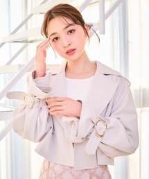 WILLSELECTION（ウィルセレクション）の「キャンディスリーブショートトレンチコート（トレンチコート）」