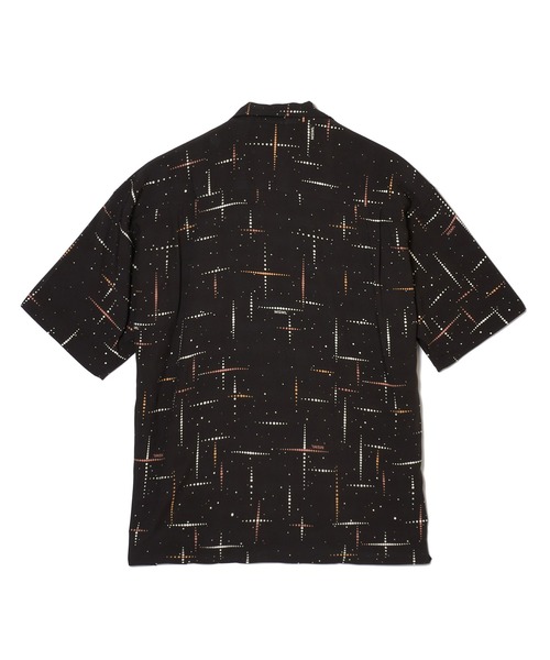 MSML（エムエスエムエル）の「KASURI CROSS PRINTED OPEN COLLAR SHORT SLEEVE SHIRTS（シャツ/ブラウス・メンズ・ライトグレー/ブラック・S/M/L/XL）」の9枚目の写真