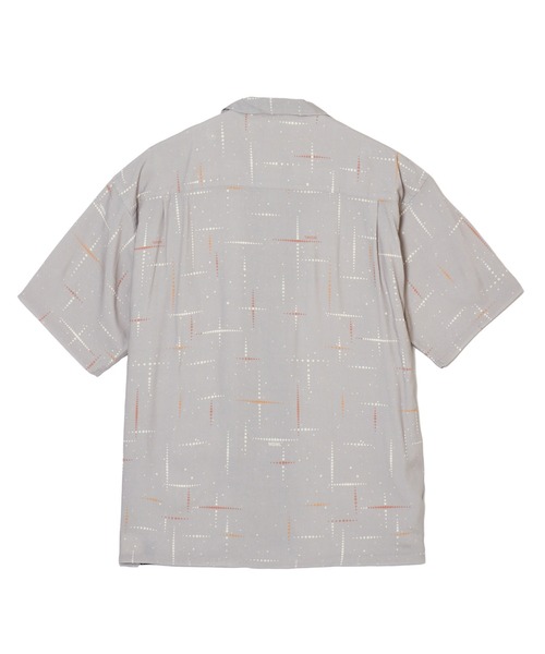 MSML（エムエスエムエル）の「KASURI CROSS PRINTED OPEN COLLAR SHORT SLEEVE SHIRTS（シャツ/ブラウス・メンズ・ライトグレー/ブラック・S/M/L/XL）」の16枚目の写真