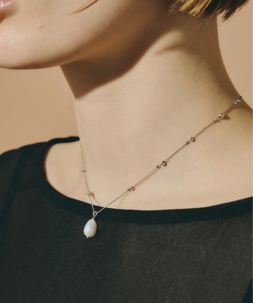 SV925 Silk Cord Pearl Necklace（ネックレス）｜loni（ロニ）の