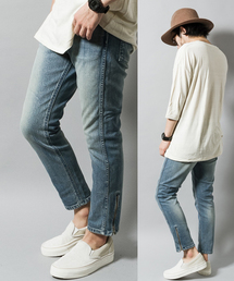 AMERICAN RAG CIE | AMERICAN RAG CIE　12oz裾ZIPスキニーデニムパンツ by FULLCOUNT(フルカウント) / 111-AFC-M152-PT082(デニムパンツ)