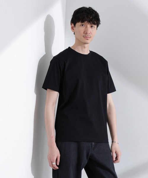 NANO universe（ナノユニバース）の「アンチスメル クルーネックTシャツ 半袖（Tシャツ/カットソー・メンズ・グレー/ブルーグリーン/ブラック/ホワイト・XL/L/M/S）」の2枚目の写真