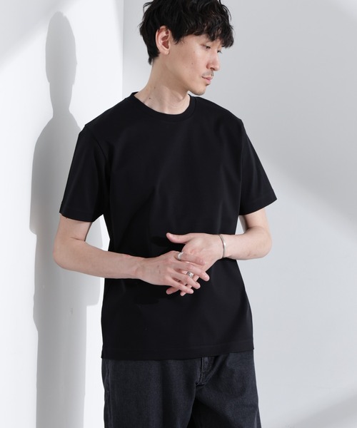 NANO universe（ナノユニバース）の「アンチスメル クルーネックTシャツ 半袖（Tシャツ/カットソー・メンズ・グレー/ブルーグリーン/ブラック/ホワイト・XL/L/M/S）」の11枚目の写真