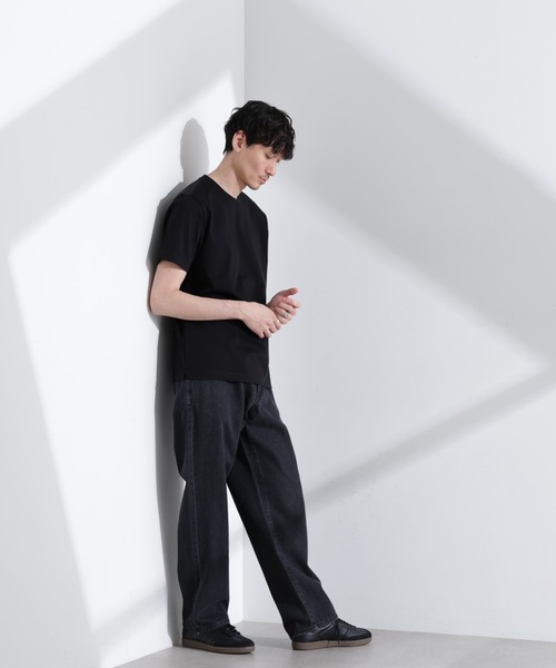 NANO universe（ナノユニバース）の「アンチスメル クルーネックTシャツ 半袖（Tシャツ/カットソー・メンズ・グレー/ブルーグリーン/ブラック/ホワイト・XL/L/M/S）」の16枚目の写真