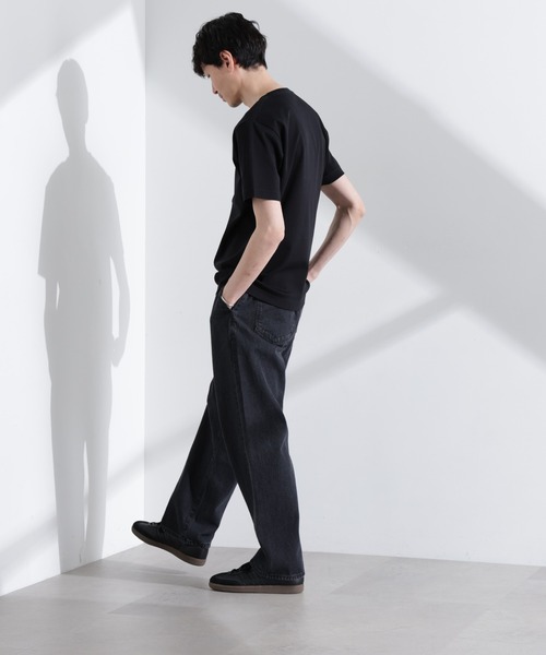 NANO universe（ナノユニバース）の「アンチスメル クルーネックTシャツ 半袖（Tシャツ/カットソー・メンズ・グレー/ブルーグリーン/ブラック/ホワイト・XL/L/M/S）」の17枚目の写真