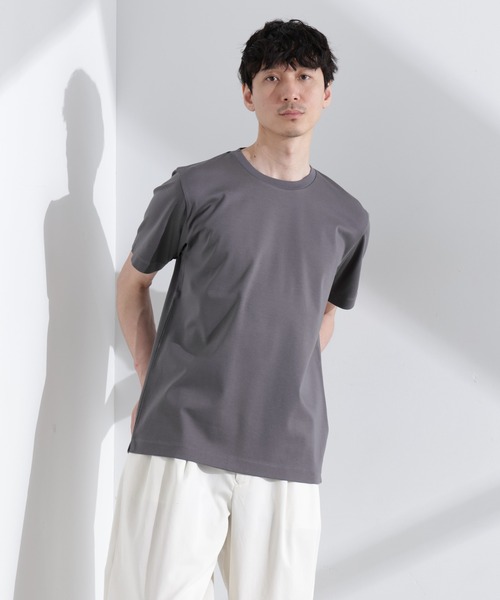 NANO universe（ナノユニバース）の「アンチスメル クルーネックTシャツ 半袖（Tシャツ/カットソー・メンズ・グレー/ブルーグリーン/ブラック/ホワイト・XL/L/M/S）」の18枚目の写真