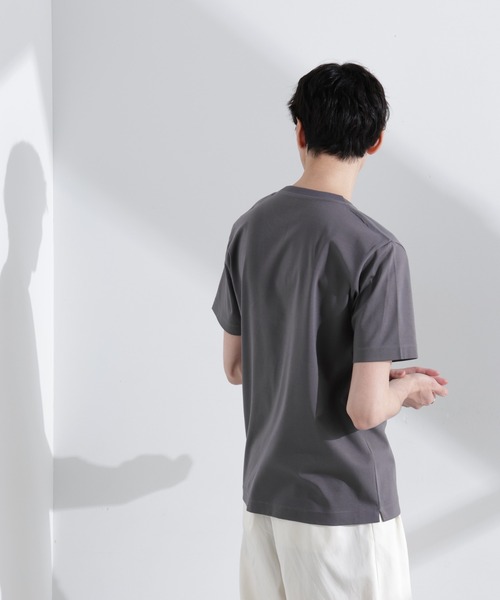 NANO universe（ナノユニバース）の「アンチスメル クルーネックTシャツ 半袖（Tシャツ/カットソー・メンズ・グレー/ブルーグリーン/ブラック/ホワイト・XL/L/M/S）」の19枚目の写真