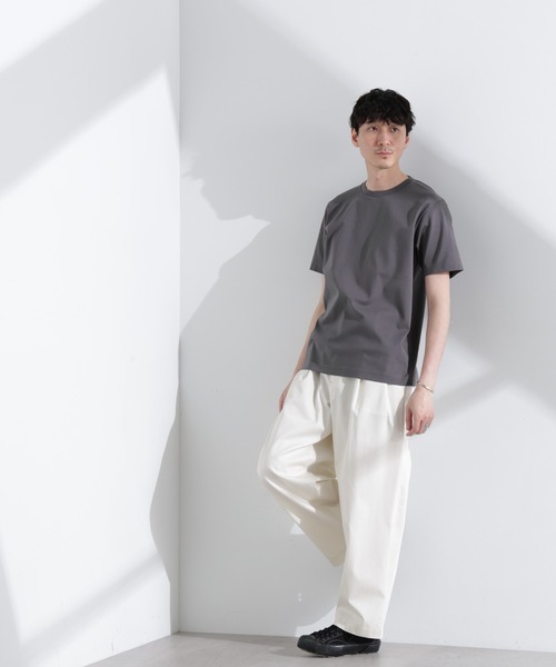 NANO universe（ナノユニバース）の「アンチスメル クルーネックTシャツ 半袖（Tシャツ/カットソー・メンズ・グレー/ブルーグリーン/ブラック/ホワイト・XL/L/M/S）」の20枚目の写真