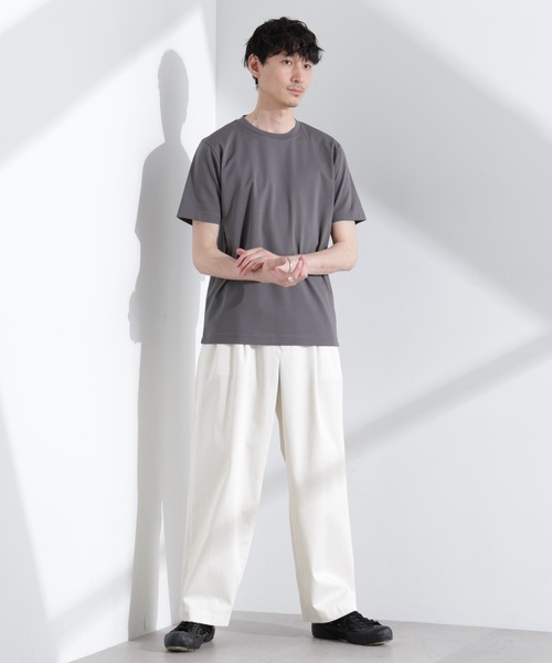 NANO universe（ナノユニバース）の「アンチスメル クルーネックTシャツ 半袖（Tシャツ/カットソー・メンズ・グレー/ブルーグリーン/ブラック/ホワイト・XL/L/M/S）」の21枚目の写真