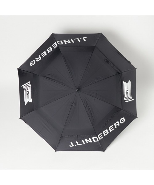 【新品未使用】J.LINDEBERG ゴルフ用傘 ブラック セール】【J.LINDEBERG/GOLF】パラソル（ゴルフグッズ）｜J.LINDEBERG