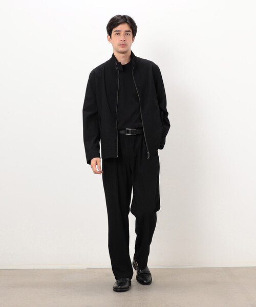 COMME CA ISM（コムサイズム）の「3Dエアートリコット スイングトップ（ブルゾン・メンズ・ブラック/オリーブ・MEDIUM/LARGE）」の8枚目の写真