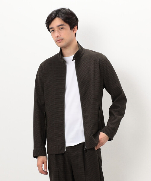 COMME CA ISM（コムサイズム）の「3Dエアートリコット スイングトップ（ブルゾン・メンズ・ブラック/オリーブ・MEDIUM/LARGE）」の11枚目の写真