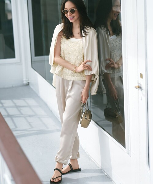 好評につき追加生産/洗える】リボンエンブロイダリー