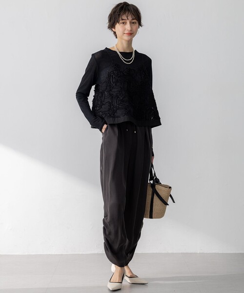 好評につき追加生産/洗える】リボンエンブロイダリー