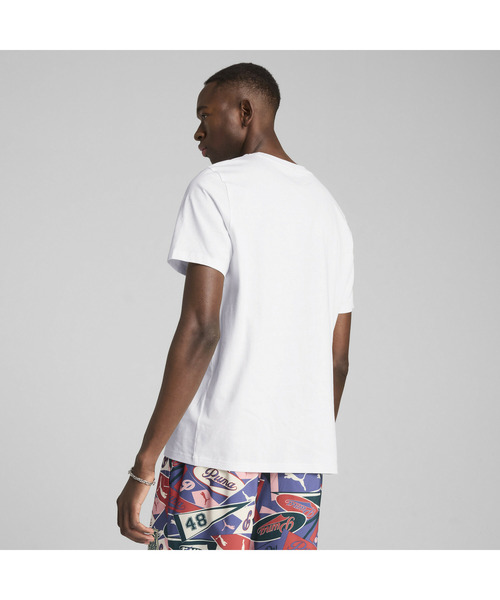 PUMA(プーマ)の「PUMA プーマ メンズ スポーツ レガシー フロント グラフィック 半袖 Tシャツ(Tシャツ/カットソー・メンズ・ホワイト/ブラック・X-LARGE/LARGE/MEDIUM/XX-LARGE/SMALL)」の3枚目の写真