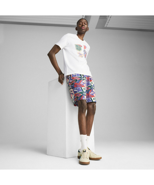 PUMA(プーマ)の「PUMA プーマ メンズ スポーツ レガシー フロント グラフィック 半袖 Tシャツ(Tシャツ/カットソー・メンズ・ホワイト/ブラック・X-LARGE/LARGE/MEDIUM/XX-LARGE/SMALL)」の4枚目の写真