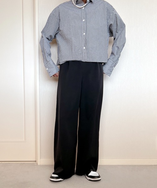 ビハインドパンツ（スラックス）｜COUDRE（クードル）のファッション