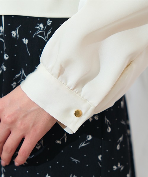 WILLSELECTION(ウィルセレクション)の「リボンポケットブルゾン(ブルゾン・レディース・オフホワイト/ブラック/ピンク/アイボリー・FREE)」の11枚目の写真