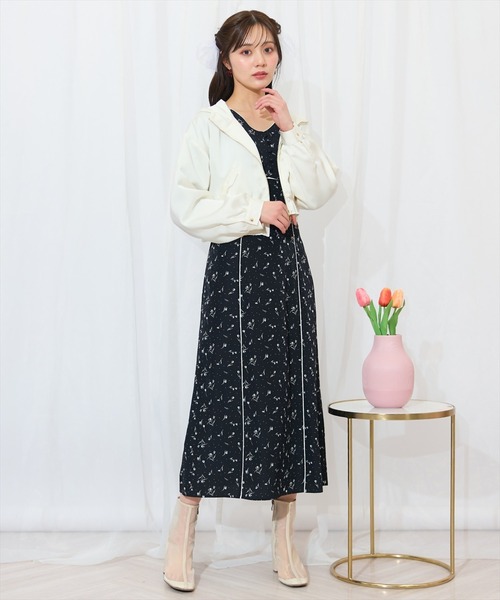 WILLSELECTION(ウィルセレクション)の「リボンポケットブルゾン(ブルゾン・レディース・オフホワイト/ブラック/ピンク/アイボリー・FREE)」の14枚目の写真