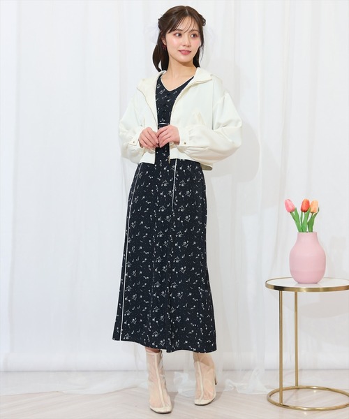 WILLSELECTION(ウィルセレクション)の「リボンポケットブルゾン(ブルゾン・レディース・オフホワイト/ブラック/ピンク/アイボリー・FREE)」の15枚目の写真