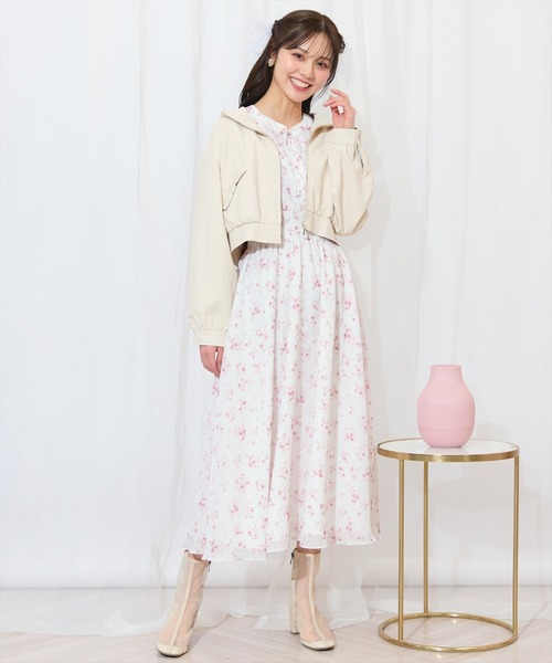 WILLSELECTION(ウィルセレクション)の「リボンポケットブルゾン(ブルゾン・レディース・オフホワイト/ブラック/ピンク/アイボリー・FREE)」の16枚目の写真