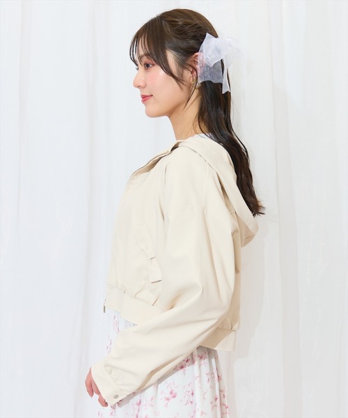 WILLSELECTION(ウィルセレクション)の「リボンポケットブルゾン(ブルゾン・レディース・オフホワイト/ブラック/ピンク/アイボリー・FREE)」の18枚目の写真