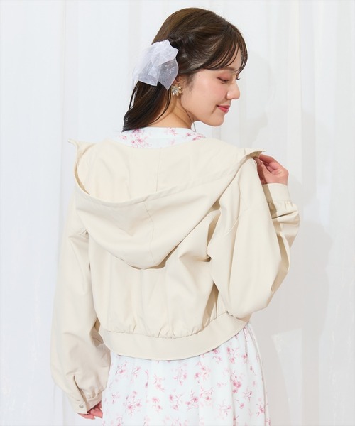 WILLSELECTION(ウィルセレクション)の「リボンポケットブルゾン(ブルゾン・レディース・オフホワイト/ブラック/ピンク/アイボリー・FREE)」の19枚目の写真