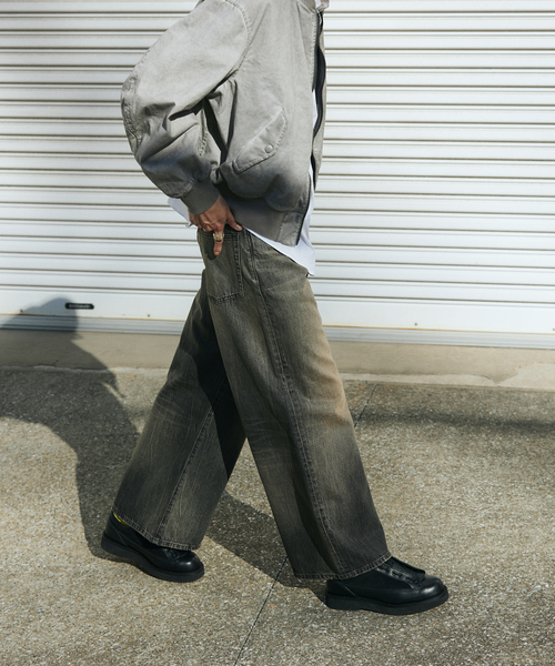 JOURNAL STANDARD（ジャーナルスタンダード）の「デニム タブキャノンパンツ（デニムパンツ・メンズ・ブラック系その他/コバルトブルー・SMALL/MEDIUM/LARGE）」の8枚目の写真