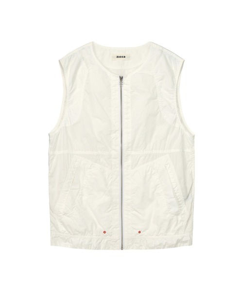 ZUCCa(ズッカ)の「(S)タイプライター / S(ベスト・レディース・ホワイト/ダークグレー/ブルー・S size/M size)」の15枚目の写真